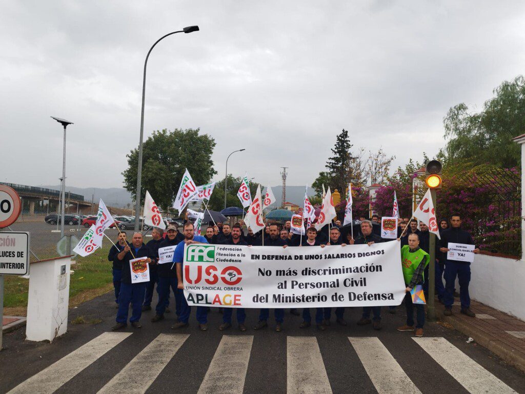 FAC-USO y APLAGE mantienen la presión en Defensa y convocan nuevas movilizaciones en toda España
