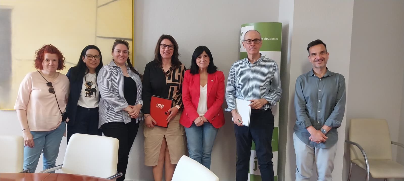 Reunión de FAC-USO con la Diputación de Jaén sobre la situación del sector sociosanitario