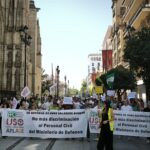Sevilla responde en la calle: el personal civil de Defensa vuelve a exigir salarios dignos y el fin de la discriminación