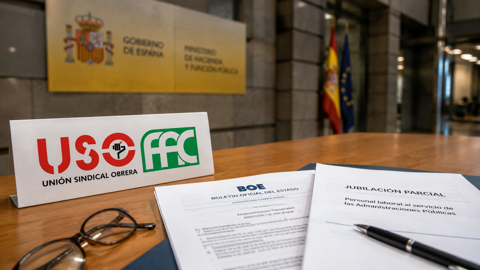 FAC-USO valora el desbloqueo de la jubilación parcial del personal laboral, pero advierte: sin garantías reales no habrá derecho efectivo