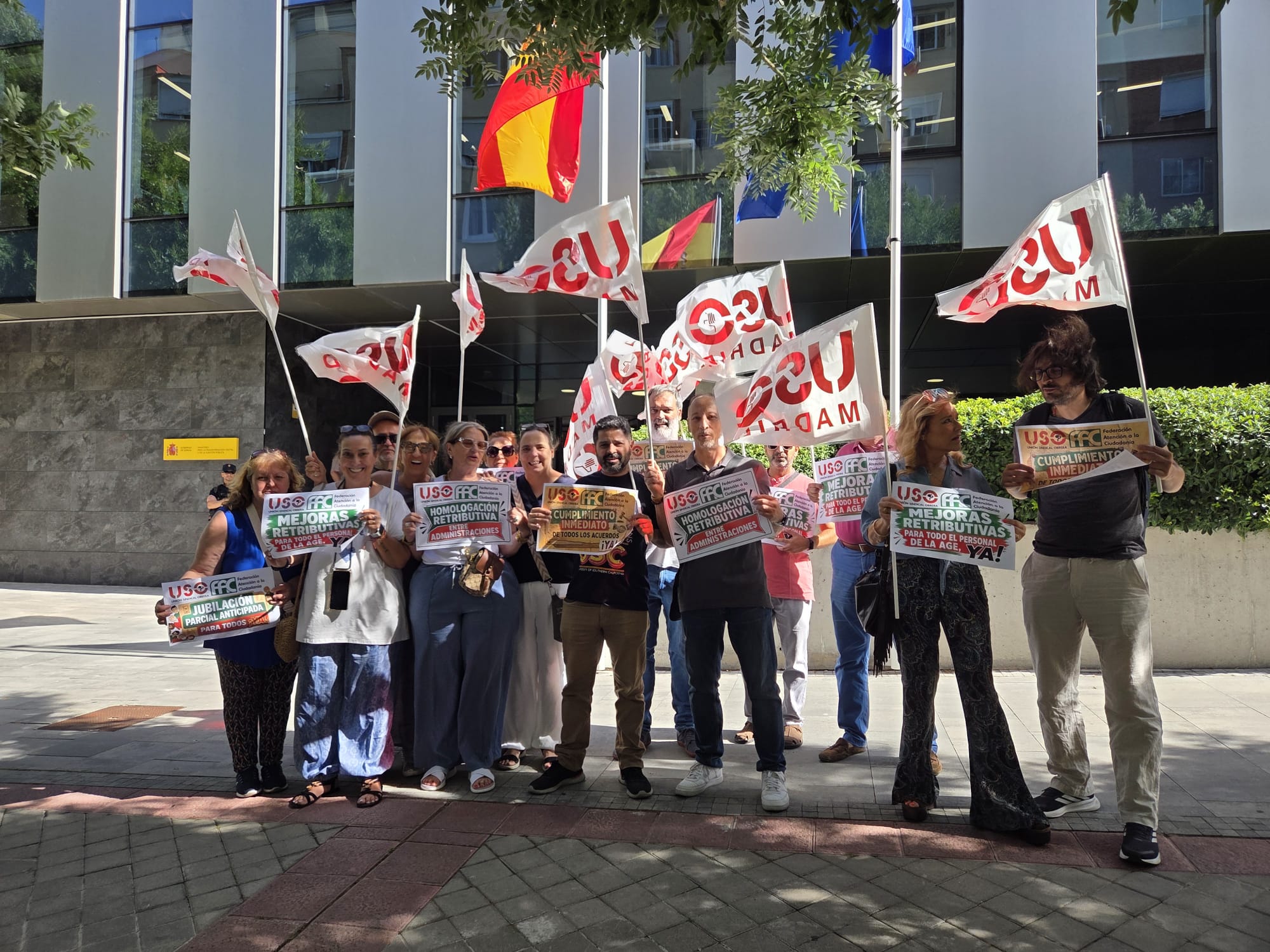 Semana de movilización en las Administraciones Públicas: FAC-USO refuerza su acción sindical en la AGE