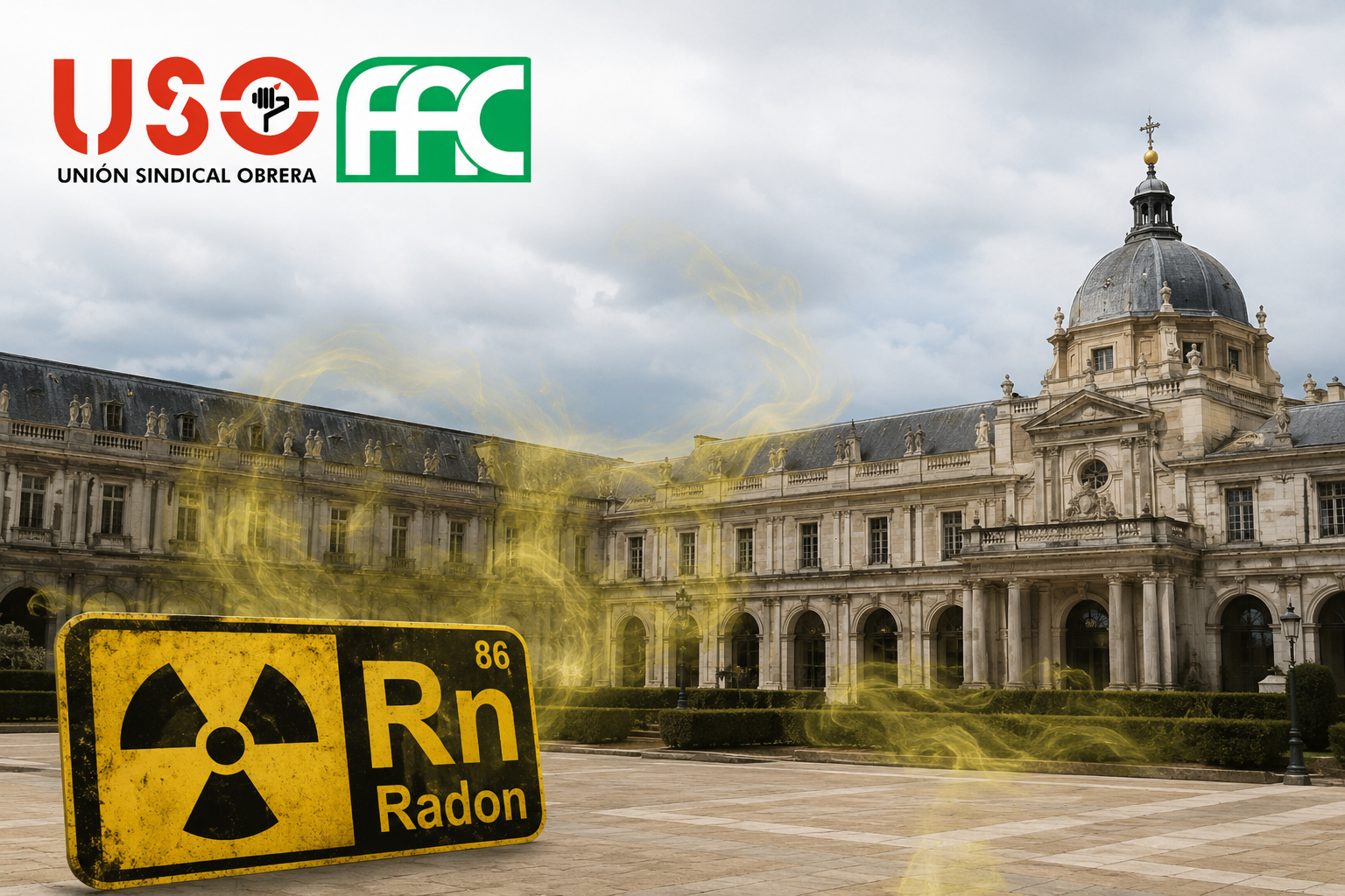 FAC-USO exige medidas urgentes frente al riesgo por exposición al gas radón en Patrimonio Nacional