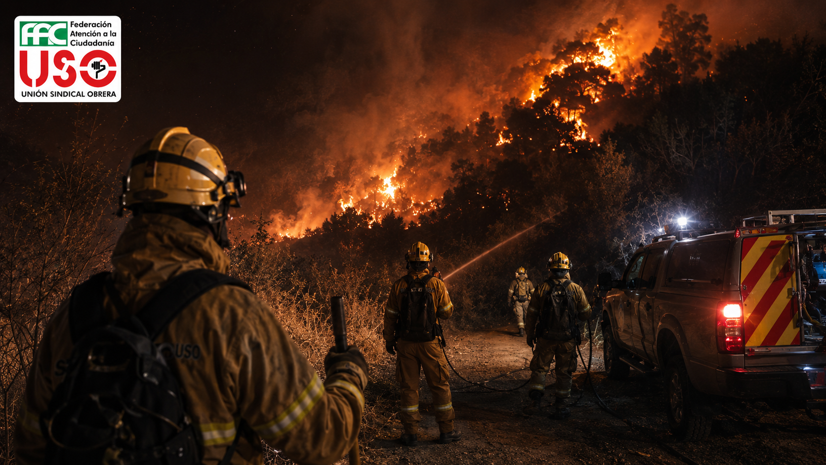 Almería arde y las administraciones vuelven a llegar tarde: FAC-USO llevaba meses advirtiéndolo