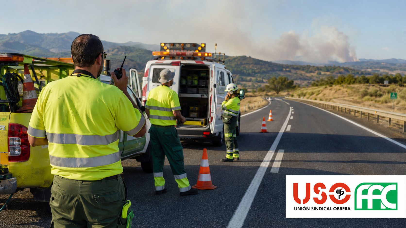 Operación del 15 de agosto: servicios públicos frente al tráfico y los incendios