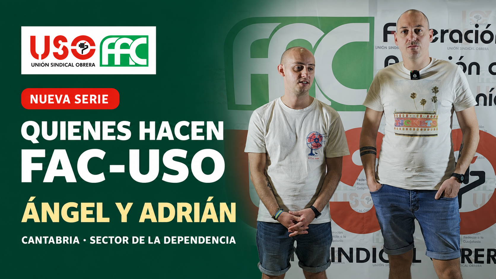 FAC-USO estrena en Instagram «Quienes hacen FAC-USO», una serie para poner rostro a nuestros delegados y delegadas