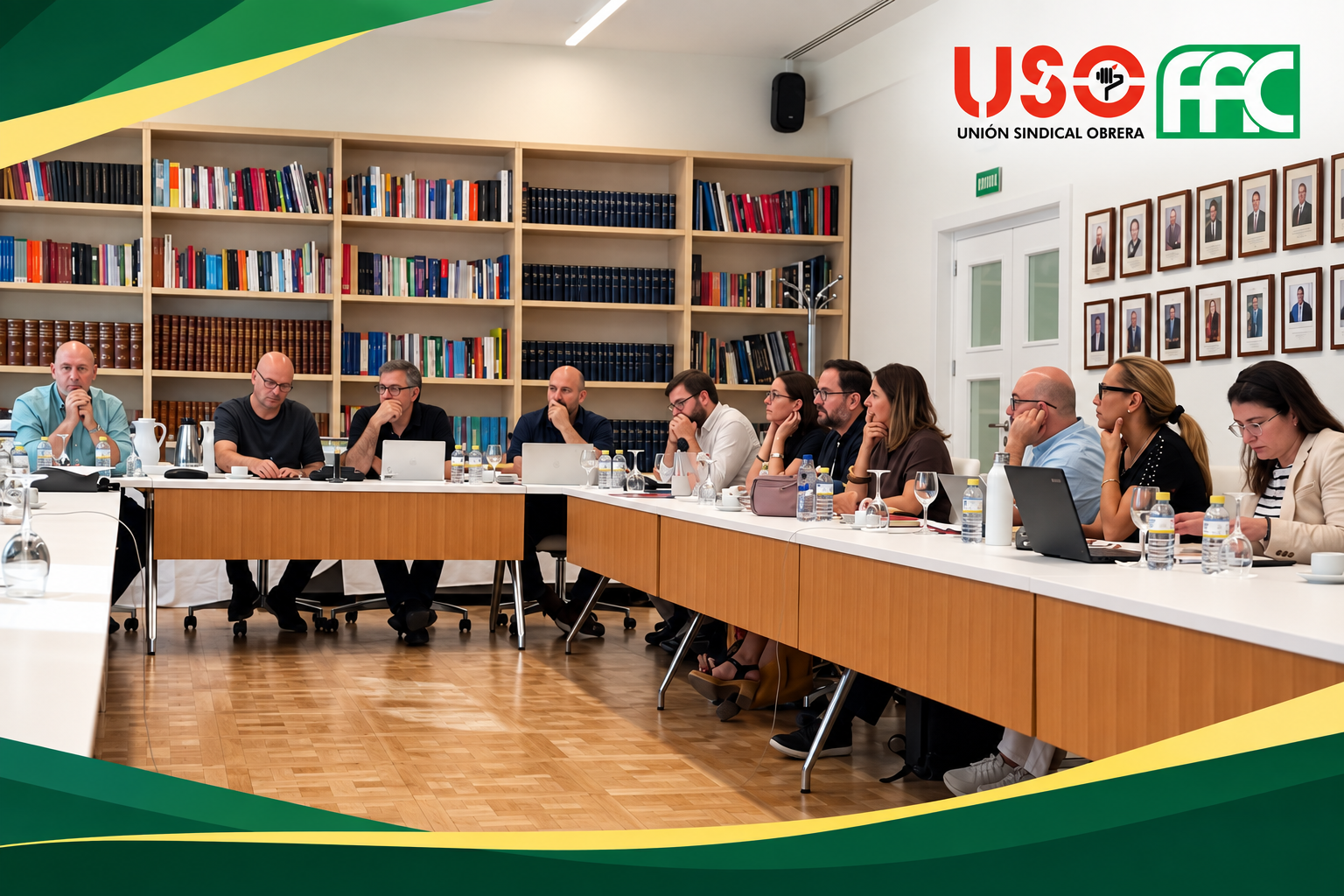 Reunión de FAC-USO en el CUPLEX para defender los derechos del personal laboral en el exterior