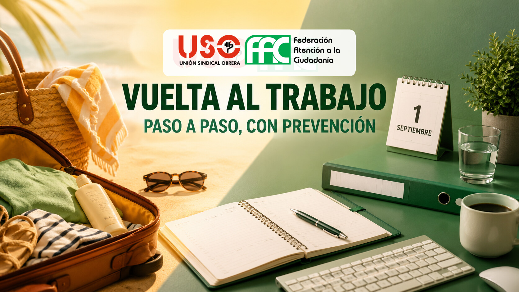 Vuelta al trabajo tras las vacaciones: cómo retomar la actividad sin estrés y con prevención